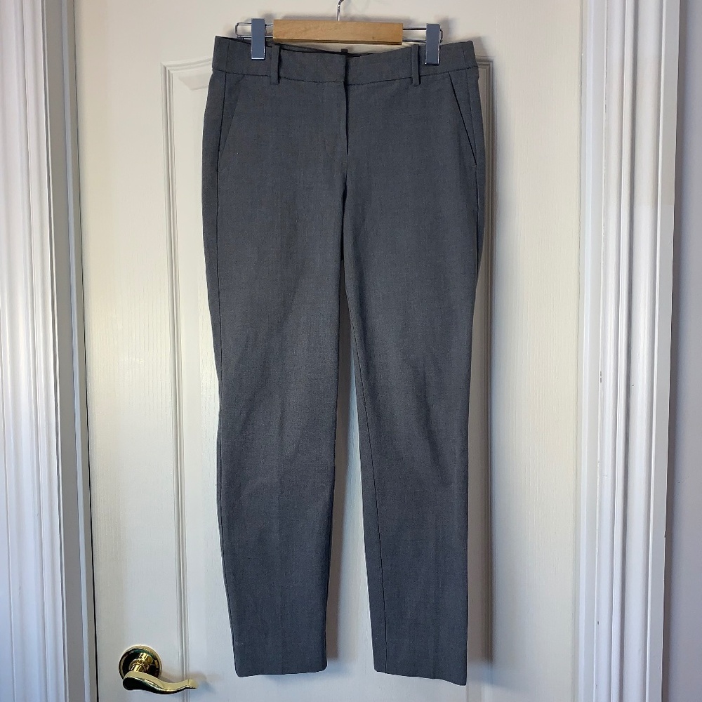 J.Crew Ruby Pant‎ Gray Size 4 – Tailored Office Trousers Classic Workwear Office